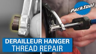 Derailleur Hanger Thread Repair [upl. by Estrin145]