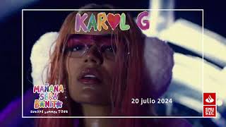 Karol G en concierto en el Estadio Santiago Bernabéu de Madrid  Preventa exclusiva de entradas [upl. by Litnahs807]