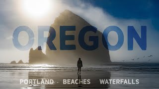 EXPLORING OREGON  Portland Beaches amp Waterfalls  Watch in 4K [upl. by Malinowski]