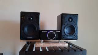 Scansonic minimate amplifier amp Scansonic S4 speakers [upl. by Ataner]