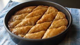 Baklava Recipe  How to Make Baklava from Scratch [upl. by Hines]