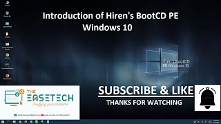 Full Introduction Of Hiren Boot CD PE windows 10 [upl. by Egag836]