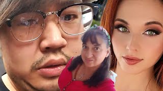 INSANE ASIAN ANDY SQUATTER SITUATION  Amouranth Reacts [upl. by Supple]