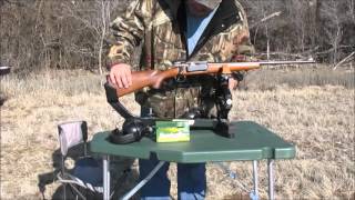 Shooting A Open Sighted Sporterized 30 40 Krag At 100 Yards Using Factory Ammo [upl. by Lundquist367]