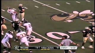 Carrolltons Jarvis Terrells 18yd run against Calhoun [upl. by Akoyin]