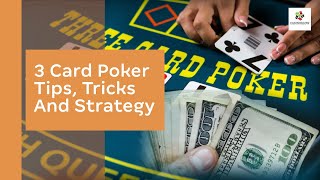 3 Card Poker Tips Tricks and Strategy [upl. by Aniala]