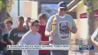 Tehachapi police host torch run to support the Special Olympics [upl. by December384]