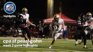 TSSAA Football Highlights CPA 21 PearlCohn 15 [upl. by Maryn]