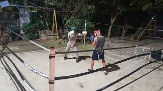 MIRMIDON Rabit JR Guantes Azules VS Mirmidones Bestia Grillo Takamura Chica Pitbull [upl. by Wickman]