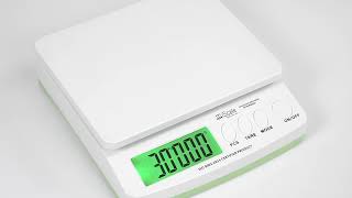 iScale i130 30 Kg Digital Kitchen amp Multipurpose Weighing Machine medium pan size [upl. by Nicoli]