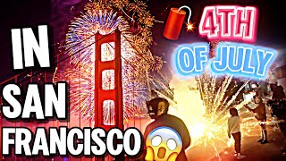 4TH OF JULY IN SAN FRANCISCO 💥🧨  Near Shootout 🤦🏾‍♂️  Vlog 3 [upl. by Geithner]