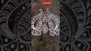 Easy jhoti design jhotidesign jhotirangoli muggulu alpona viralshort [upl. by Ronnoc136]