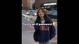 Funny wifi password 🤣 aesthetic trendingshorts [upl. by Catlee]