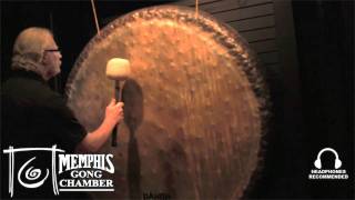 60quot Paiste Sound Creation Earth Gong  Played by Michael Bettine at Memphis Gong Chamber [upl. by Belloir694]