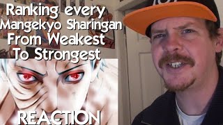 Ranking Every Mangekyō Sharingan from Worst to Best REACTION [upl. by Maon]