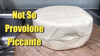 Making not so Provolone Piccante  1 Year Old with Taste Test [upl. by Ailenroc]