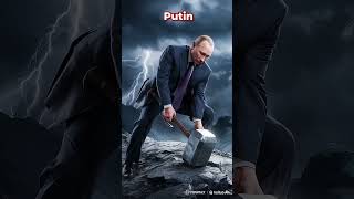 Which presidents lift Thors hammer trump putin kimjongun zelensky macron [upl. by Aika]