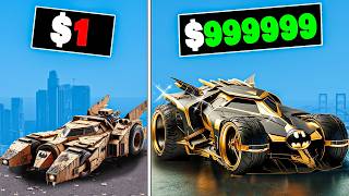 1 to 1000000 Batmobile in GTA 5 [upl. by Aettam]