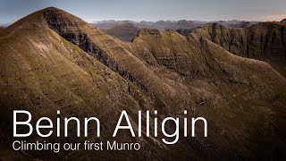 Climbing Beinn Alligin in Torridon  Our first Munro [upl. by Ellehcit]