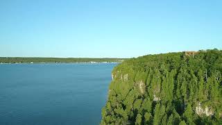 Aerial View of Eagle Tower at Peninsula State Park in Door County [upl. by Etep]