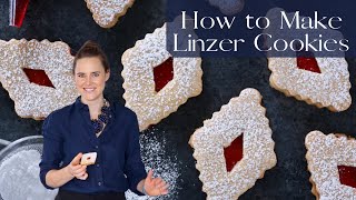 HOW TO MAKE LINZER COOKIES A wonderful linzer cookie recipe for the holidays [upl. by Alix]