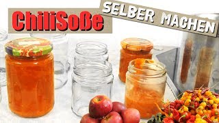 Chilisoße selber machen Rezept  mild bis scharf [upl. by Godliman]