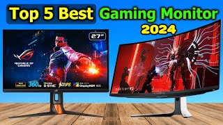 Top 5 Best Gaming Monitor 2024 [upl. by Dorreg]