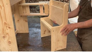 Useful Folding Study Table And Chair Ideas For Kids  Projects From Pallet Wood [upl. by Ihsir691]