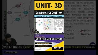 CSIR Practice Question  Unit 3 Fundamental Processes  Topic D Control of gene expression [upl. by Alben838]