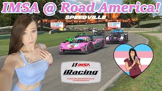 IMSA  Road Atlanta Top Class Cadillac Chaos iRacing [upl. by Mccallion]