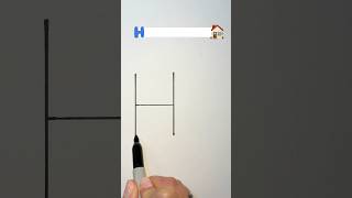 How to draw a House easy 🏠  Step by step Drawing for kids [upl. by Guenna263]