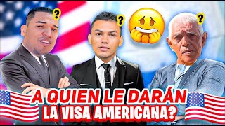 A QUIEN LE DARÁN LA VISA AMERICANA PASTURAS PONCHO O TILICO [upl. by Aniras]