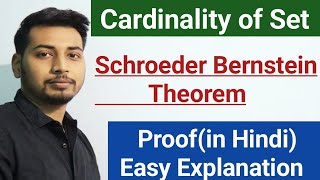 Schroeder Bernstein Theorem Proof  Cardinality of sets  Set Theory  Bsc maths  Msc maths [upl. by Jeremy174]