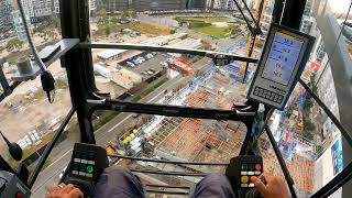 Tower Crane Operator POV [upl. by Ellenor]