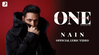 Badshah  Nain  Aastha Gill  Album ONE  Lyrics Video [upl. by Borman]