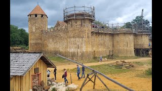 Balade et visite du chantier médiéval de Guédelon [upl. by Dash907]