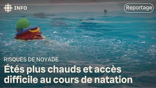 Le risque de noyade augmente prévient la Société de sauvetage du Québec [upl. by Tufts640]