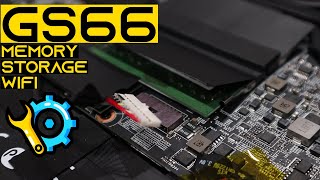 MSI GS66 Stealth ACESSIBILITY Memory WiFi and Storage [upl. by Elbertine]