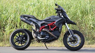 Ducati Hypermotard 821 SCPROJECT Hyperstrada [upl. by Attennaj]