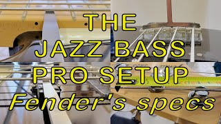 Jazz Bass complete setup with Fenders official specs [upl. by Adniram]