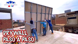 Casa de 10x10  Inicio de obra  ¿Como instalar placas de fibrocemento [upl. by Aicilana]