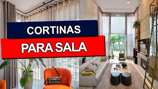 CORTINAS PARA SALA  de 40 Inspirações para deixar sua sala incrível [upl. by Maxine]