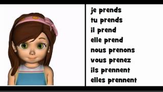 La grammaire en chanson  Le verbe prendre [upl. by Assili]