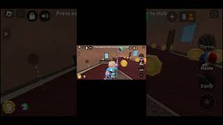 MM2 MURDERER ROUND AS A MINI Crllxllie mm2 mm2roblox [upl. by Vtehsta443]