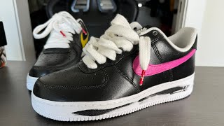 Nike Air Force 1 G Dragon Peaceminusone Noise 30 2024 On Feet Review [upl. by Arataj674]