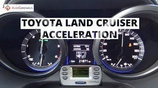 Toyota Land Cruiser 30 D4D 190 hp  acceleration 0100 kmh [upl. by Enttirb]