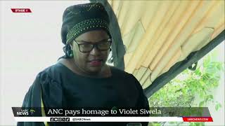 ANC pays homeage to MP Violet Siwela [upl. by Ragan477]