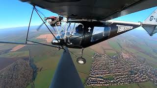 Microlight lesson in a Thruster Sprint [upl. by Hamish621]