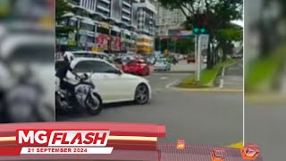 Polis Buru Suspek Langgar Lari Anggota URB MGFlash [upl. by Yentyrb]