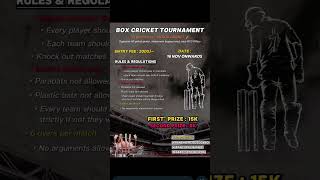 K K game zone shortvideo cricket tournament music [upl. by Oralla]